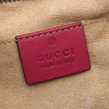 グッチ GUCCI スモール カメラバッグ 447632 レッド レザー シェブロンキルティングレザー ショルダーバッグ ゴールド金具 キルティング