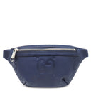 グッチ GUCCI ジャンボGG ベルトバッグ 658582 ネイビー レザー GGエンボスレザー ボディバッグ シルバー金具 ウエストバッグ 紺