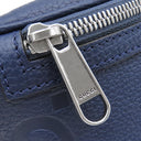 グッチ GUCCI ジャンボGG ベルトバッグ 658582 ネイビー レザー GGエンボスレザー ボディバッグ シルバー金具 ウエストバッグ 紺