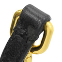 プラダ PRADA バンドリヤー リボンモチーフ BT0685 NERO×DALIA ラムスキン ナッパレザー 2WAYバッグ ゴールド金具 ポーチ ショルダー 黒 ピンク