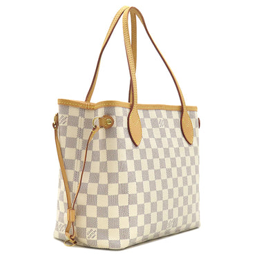 ルイヴィトン LOUIS VUITTON ネヴァーフル PM N51110 ダミエアズール ダミエアズールキャンバス トートバッグ ゴールド金具 ベージュ トート