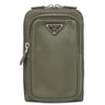 プラダ PRADA レザー スマートフォンケース 2ZH195 LODEN レザー ヴィッテロダイノ ショルダーバッグ 三角ロゴ ショルダー ポシェット