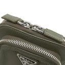 プラダ PRADA レザー スマートフォンケース 2ZH195 LODEN レザー ヴィッテロダイノ ショルダーバッグ 三角ロゴ ショルダー ポシェット