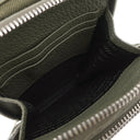 プラダ PRADA レザー スマートフォンケース 2ZH195 LODEN レザー ヴィッテロダイノ ショルダーバッグ 三角ロゴ ショルダー ポシェット