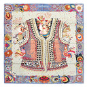 エルメス HERMES カレ90 CARRE モーヴ×グリペルル×ボワドゥローズ シルク スカーフ 【コスチューム ドゥ フェット】