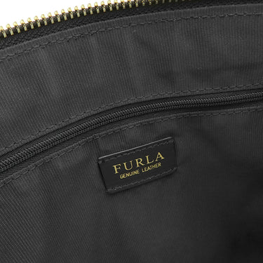 フルラ FURLA テッサ ブラック レザー 2WAYバッグ ゴールド金具 ハンドバッグ ショルダー