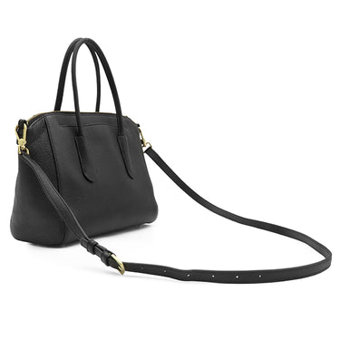 フルラ FURLA テッサ ブラック レザー 2WAYバッグ ゴールド金具 ハンドバッグ ショルダー