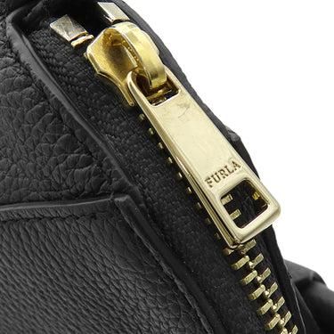 フルラ FURLA テッサ ブラック レザー 2WAYバッグ ゴールド金具 ハンドバッグ ショルダー