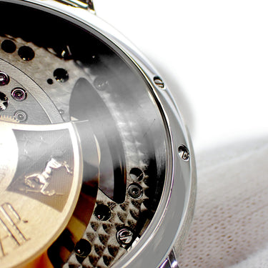 腕時計 オーデマピゲ AUDEMARS PIGUET ミレネリー 4101 15350ST.OO.D002CR.01 自動巻き メンズ OH済 スケルトン ローマン オフセンター