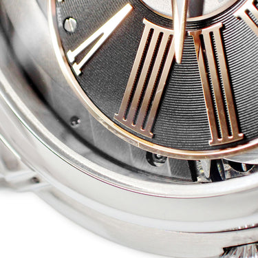 腕時計 オーデマピゲ AUDEMARS PIGUET ミレネリー 4101 15350ST.OO.D002CR.01 自動巻き メンズ OH済 スケルトン ローマン オフセンター