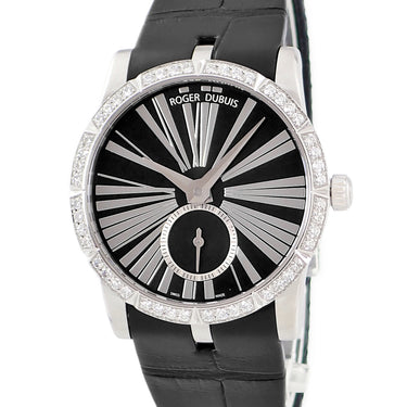 腕時計 ロジェデュブイ ROGER DUBUIS エクスカリバー 36mm DBEX0278 自動巻き メンズ レディース 純正ダイヤ ブラック スモールセコンド