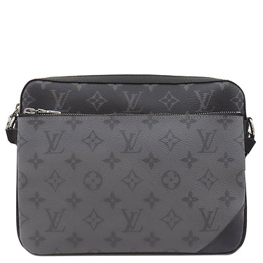 ルイヴィトン LOUIS VUITTON トリオ メッセンジャー M69443 モノグラムエクリプス モノグラムエクリプス モノグラムエクリプスリバースキャンバス ショルダーバッグ シルバー金具 黒 グレー
