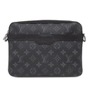 ルイヴィトン LOUIS VUITTON トリオ メッセンジャー M69443 モノグラムエクリプス モノグラムエクリプス モノグラムエクリプスリバースキャンバス ショルダーバッグ シルバー金具 黒 グレー