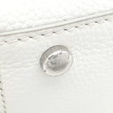 シャネル CHANEL ネオ エグゼクティブ スモール A69929 ホワイト レザー 2WAYバッグ シルバー金具 白 ココマーク トート ショルダー