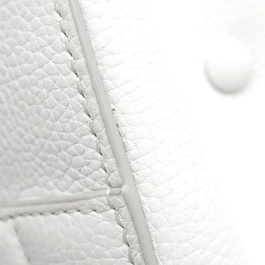 シャネル CHANEL ネオ エグゼクティブ スモール A69929 ホワイト レザー 2WAYバッグ シルバー金具 白 ココマーク トート ショルダー