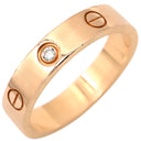 カルティエ Cartier ミニラブリング 1Pダイヤ B4050700 ピンクゴールド K18PG ダイヤモンド #52(JP12) リング 指輪 スモールモデル LOVE Ring 18K 750PG 12号