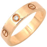 カルティエ Cartier ミニラブリング 1Pダイヤ B4050700 ピンクゴールド K18PG ダイヤモンド #52(JP12) リング 指輪 スモールモデル LOVE Ring 18K 750PG 12号