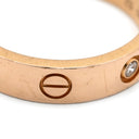 カルティエ Cartier ミニラブリング 1Pダイヤ B4050700 ピンクゴールド K18PG ダイヤモンド #52(JP12) リング 指輪 スモールモデル LOVE Ring 18K 750PG 12号