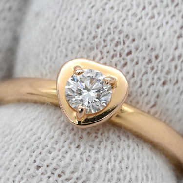 カルティエ Cartier ディアマンレジェ ハート ダイヤ B4088044 ピンクゴールド K18PG ダイヤモンド #42(JP2) リング 指輪 18K 750PG 2号