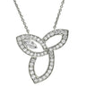 ハリーウィンストン Harry Winston リリークラスター PEDPMORFLC プラチナシルバー K18YG ダイヤモンド ネックレス ダイヤ マーキス ブリリアントカット プラチナ