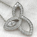 ハリーウィンストン Harry Winston リリークラスター PEDPMORFLC プラチナシルバー K18YG ダイヤモンド ネックレス ダイヤ マーキス ブリリアントカット プラチナ