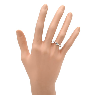 ティファニー Tiffany & Co ソリティア ダイヤリング プラチナシルバー Pt950 ダイヤモンド リング 指輪 T＆Co. 一粒 1P 立爪 0.20ct プラチナ950 7号