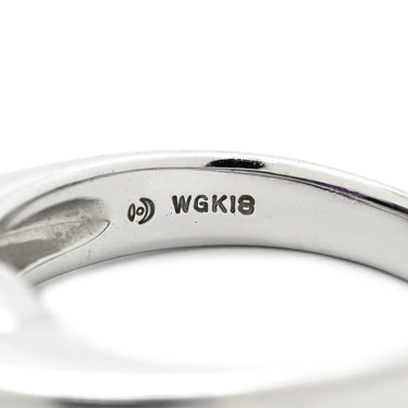 タサキ TASAKI アメジスト ダイヤ パープル×ホワイトゴールド K18WG アメジスト ダイヤモンド リング 指輪 紫 TASAKI 18K 750 WG 13号