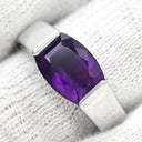 タサキ TASAKI アメジスト ダイヤ パープル×ホワイトゴールド K18WG アメジスト ダイヤモンド リング 指輪 紫 TASAKI 18K 750 WG 13号