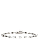 ライン LINE ダイヤ デザインブレスレット ホワイトゴールド K18WG ダイヤモンド ブレスレット 18K 750 WG LINE
