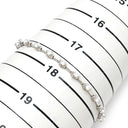 ライン LINE ダイヤ デザインブレスレット ホワイトゴールド K18WG ダイヤモンド ブレスレット 18K 750 WG LINE