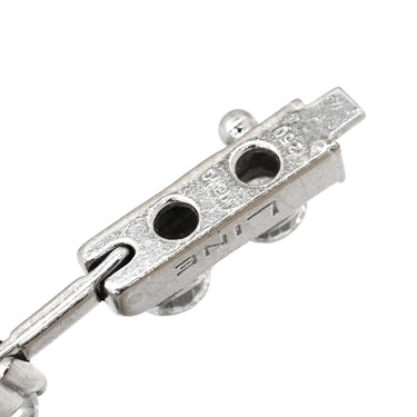 ライン LINE ダイヤ デザインブレスレット ホワイトゴールド K18WG ダイヤモンド ブレスレット 18K 750 WG LINE