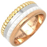 ブシュロン BOUCHERON キャトル ホワイト スモール JRG01596 ホワイト×イエローゴールド×ピンクゴールド×ホワイトゴールド K18YG K18PG K18WG セラミック #T47(JP7) リング 指輪 18K 750 YG PG WG セラミック 7号
