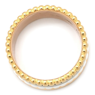 ブシュロン BOUCHERON キャトル ホワイト スモール JRG01596 ホワイト×イエローゴールド×ピンクゴールド×ホワイトゴールド K18YG K18PG K18WG セラミック #T47(JP7) リング 指輪 18K 750 YG PG WG セラミック 7号