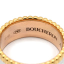 ブシュロン BOUCHERON キャトル ホワイト スモール JRG01596 ホワイト×イエローゴールド×ピンクゴールド×ホワイトゴールド K18YG K18PG K18WG セラミック #T47(JP7) リング 指輪 18K 750 YG PG WG セラミック 7号