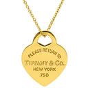 ティファニー Tiffany & Co リターン トゥ ハートタグ ペンダント 60011443 イエローゴールド K18YG ネックレス T＆Co.18K 750 YG