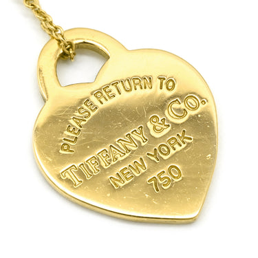 ティファニー Tiffany & Co リターン トゥ ハートタグ ペンダント 60011443 イエローゴールド K18YG ネックレス T＆Co.18K 750 YG