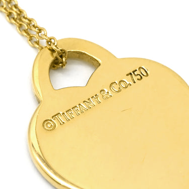 ティファニー Tiffany & Co リターン トゥ ハートタグ ペンダント 60011443 イエローゴールド K18YG ネックレス T＆Co.18K 750 YG