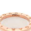ブルガリ BVLGARI ビーゼロワン B-zero1 4バンドリング ホワイト×ピンクゴールド K18PG セラミック #50(JP10) リング 指輪 750PG 18金 ホワイトセラミック 9号