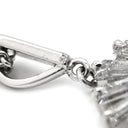 ミキモト MIKIMOTO サファイア ダイヤ ハートペンダント ブルー×プラチナシルバー Pt900 サファイア ダイヤモンド ネックレス MIKIMOTO PT 他社製ネックレス
