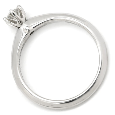 ティファニー Tiffany & Co ソリティア ダイヤリング プラチナシルバー Pt950 ダイヤモンド リング 指輪 T＆Co. 一粒 1P 立爪 0.24ct プラチナ950 9号