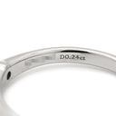 ティファニー Tiffany & Co ソリティア ダイヤリング プラチナシルバー Pt950 ダイヤモンド リング 指輪 T＆Co. 一粒 1P 立爪 0.24ct プラチナ950 9号