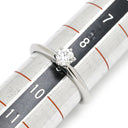 ティファニー Tiffany & Co ソリティア ダイヤリング プラチナシルバー Pt950 ダイヤモンド リング 指輪 T＆Co. 一粒 1P 立爪 0.24ct プラチナ950 9号
