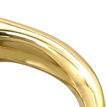 ティファニー Tiffany & Co オープンハート 22mm イエローゴールド K18YG ネックレス T＆Co. 18K 18金 750 YG エルサペレッティ