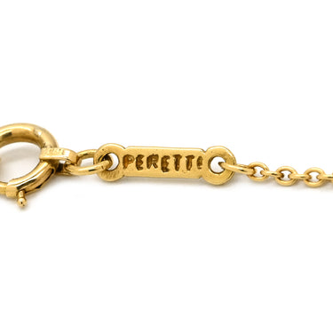 ティファニー Tiffany & Co オープンハート 22mm イエローゴールド K18YG ネックレス T＆Co. 18K 18金 750 YG エルサペレッティ