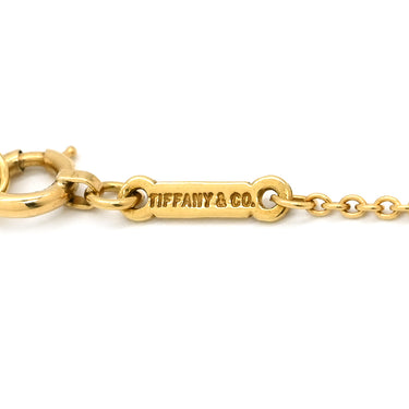 ティファニー Tiffany & Co オープンハート 22mm イエローゴールド K18YG ネックレス T＆Co. 18K 18金 750 YG エルサペレッティ