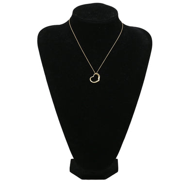 ティファニー Tiffany & Co オープンハート 22mm イエローゴールド K18YG ネックレス T＆Co. 18K 18金 750 YG エルサペレッティ