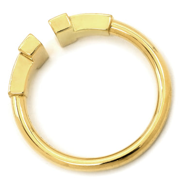 ティファニー Tiffany & Co T ダイヤモンド ワイヤー 60147091 イエローゴールド K18YG ダイヤモンド リング 指輪 T&Co. AU750 18K YG 7.5号