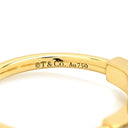 ティファニー Tiffany & Co T ダイヤモンド ワイヤー 60147091 イエローゴールド K18YG ダイヤモンド リング 指輪 T&Co. AU750 18K YG 7.5号