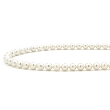タサキ TASAKI あこやパール 6.5～7.0mm パールホワイト×ホワイトゴールド K14WG パール ネックレス TASAKI 14K WG 真珠 ラウンドシェイプ