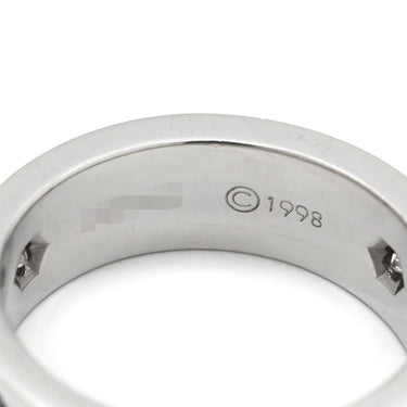 カルティエ Cartier ラブリング ハーフダイヤ B4032500 ホワイトゴールド K18WG ダイヤモンド #47(JP7) リング 指輪 クラシックモデル LOVE Ring 750 18K 3粒 3石 7号